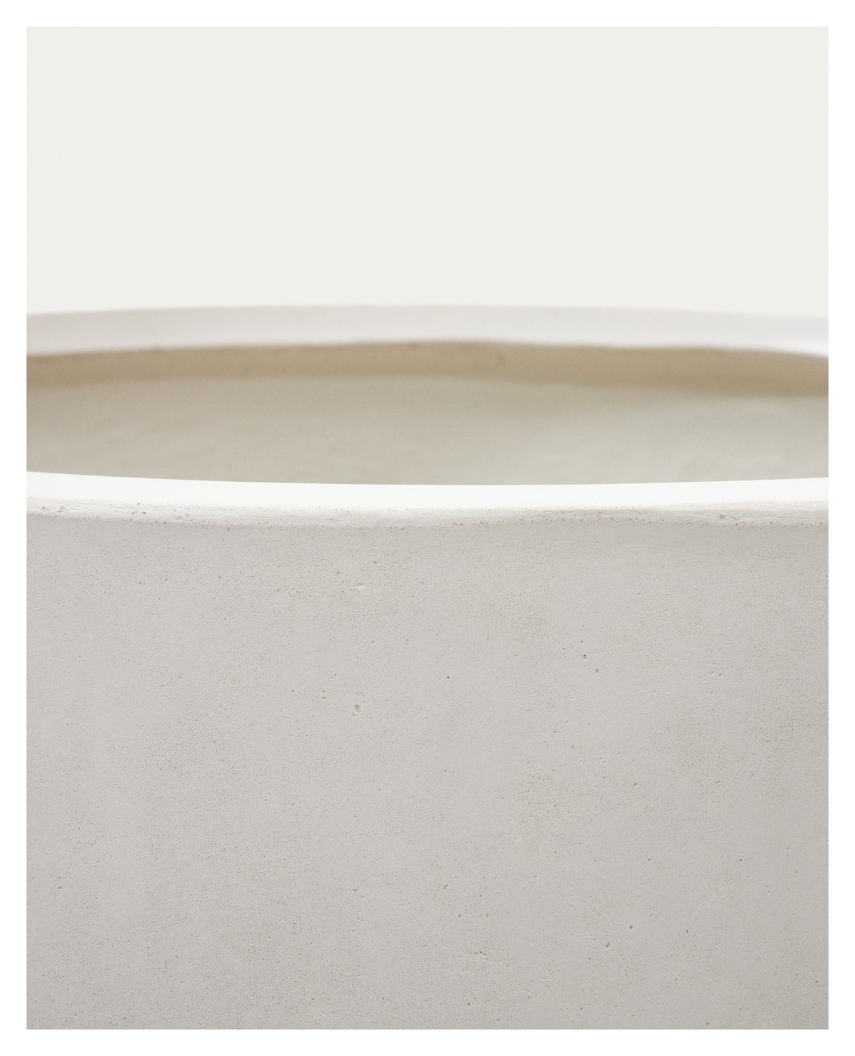 Cement Jar, White Ø 75 cm