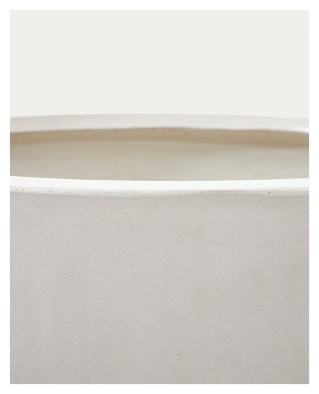 Cement Jar, White Ø 75 cm