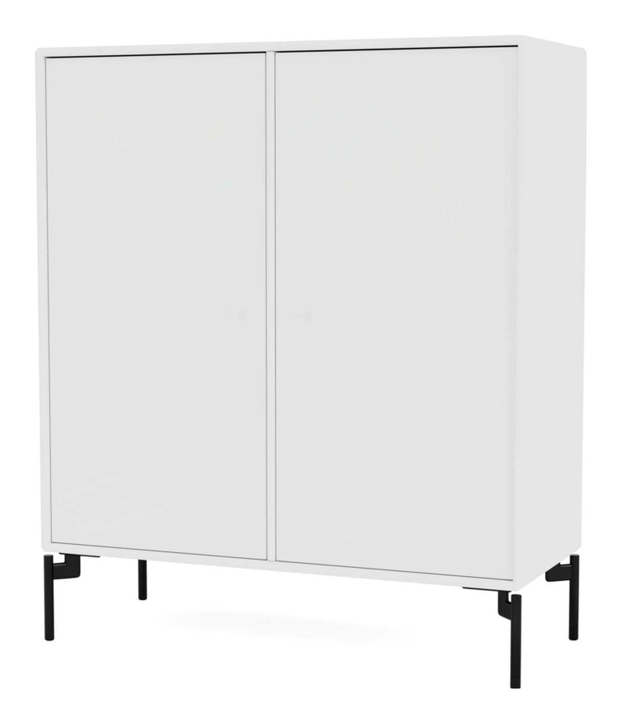 COVER Cabinet with black legs, NewWhite