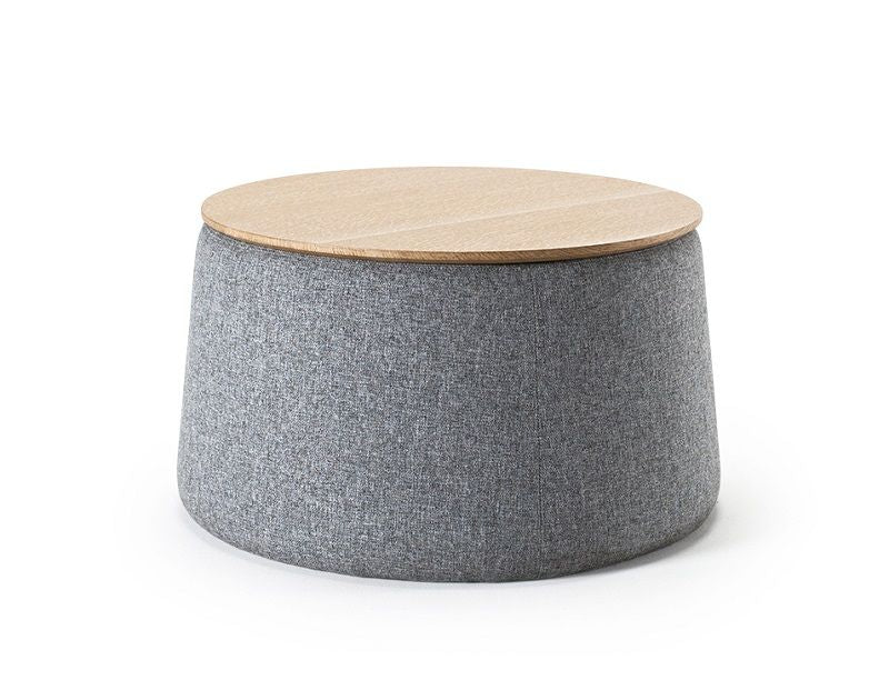 Storage Coffee Table Ø70, Twist/Granite, Nature