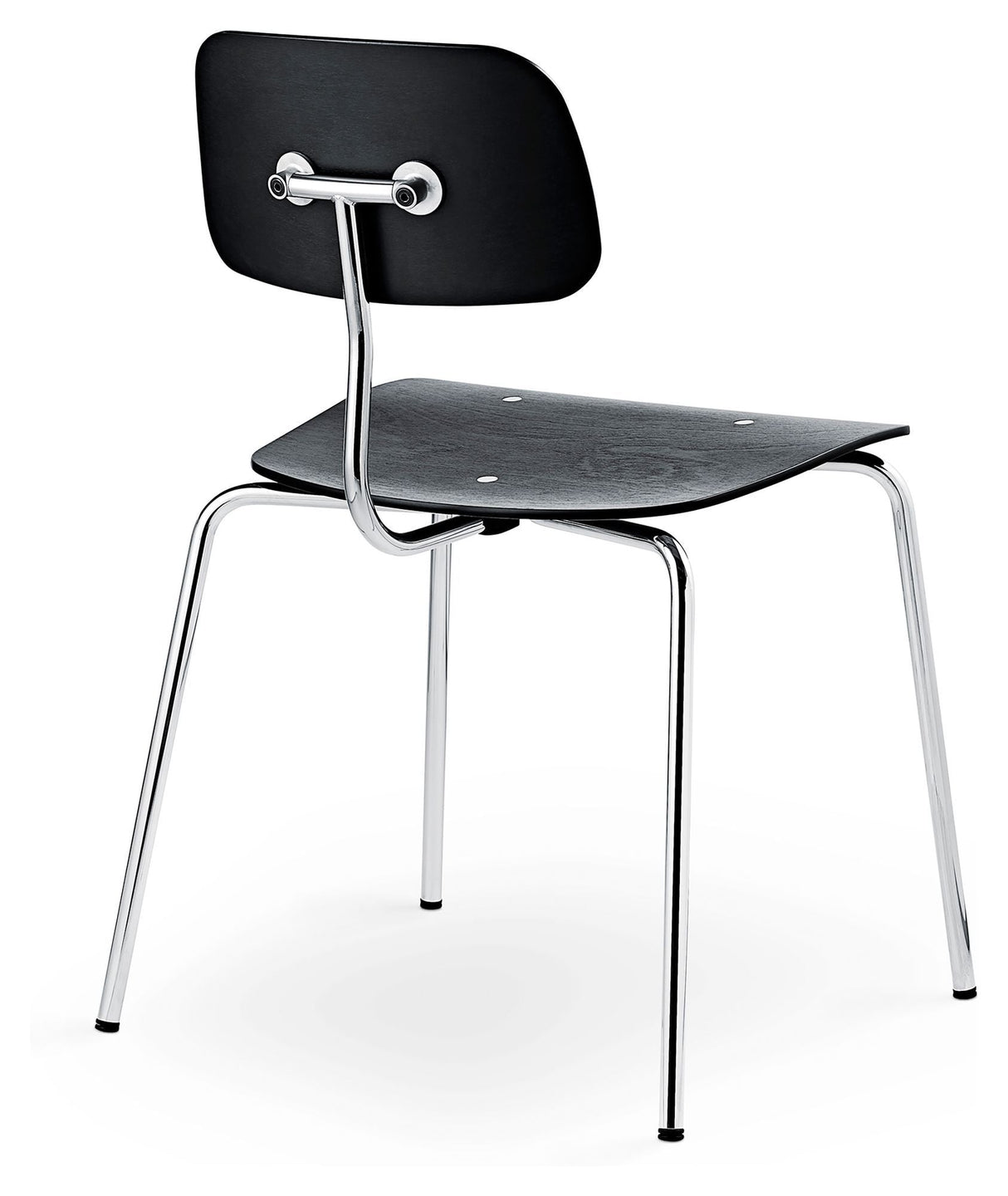 KEVI 2060 Dining Chair, Black/Chrome