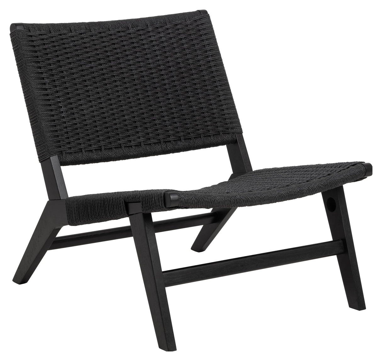 Carson, lounge chair - black