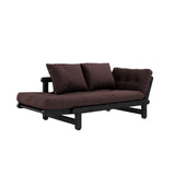 Beat, sofa bed, brown/black