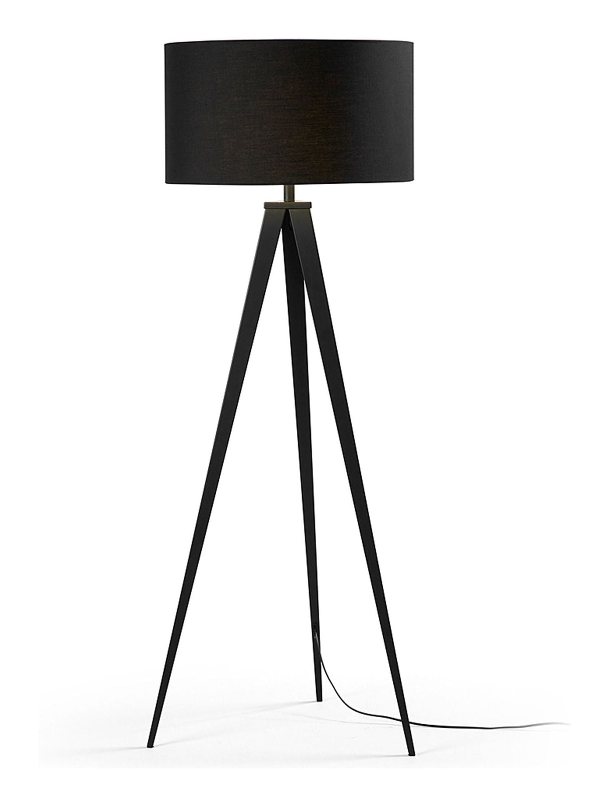 IGUAZU Floor lamp, black, Ø50