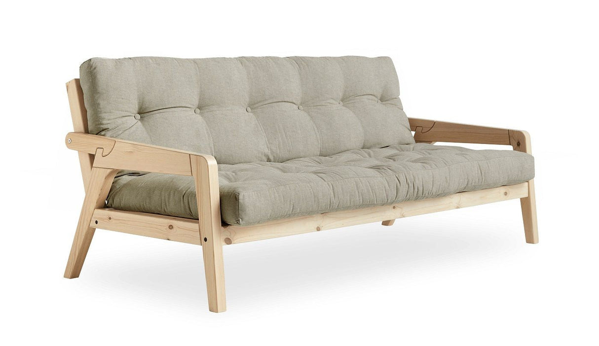 GRAB Sofa bed 130x200, Nature/Linen