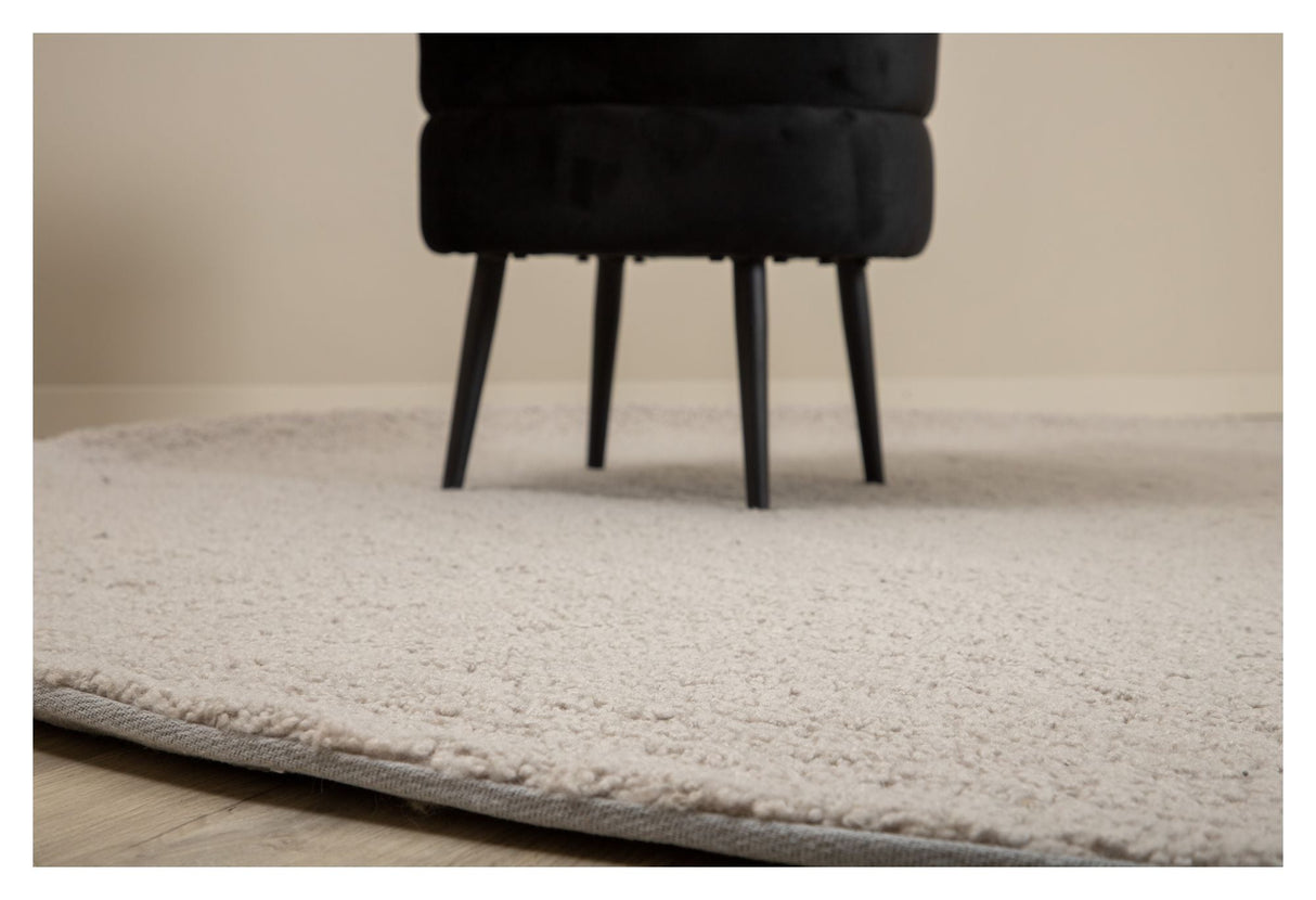 Teddy carpet, Ø200, Gray