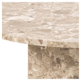 Naxos, coffee table Ø80 - Latte brown