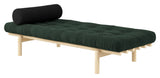 Next Daybed, Pine/Seaweed velvet