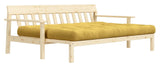 Unwind Sofa bed 190x100, Yellow velvet