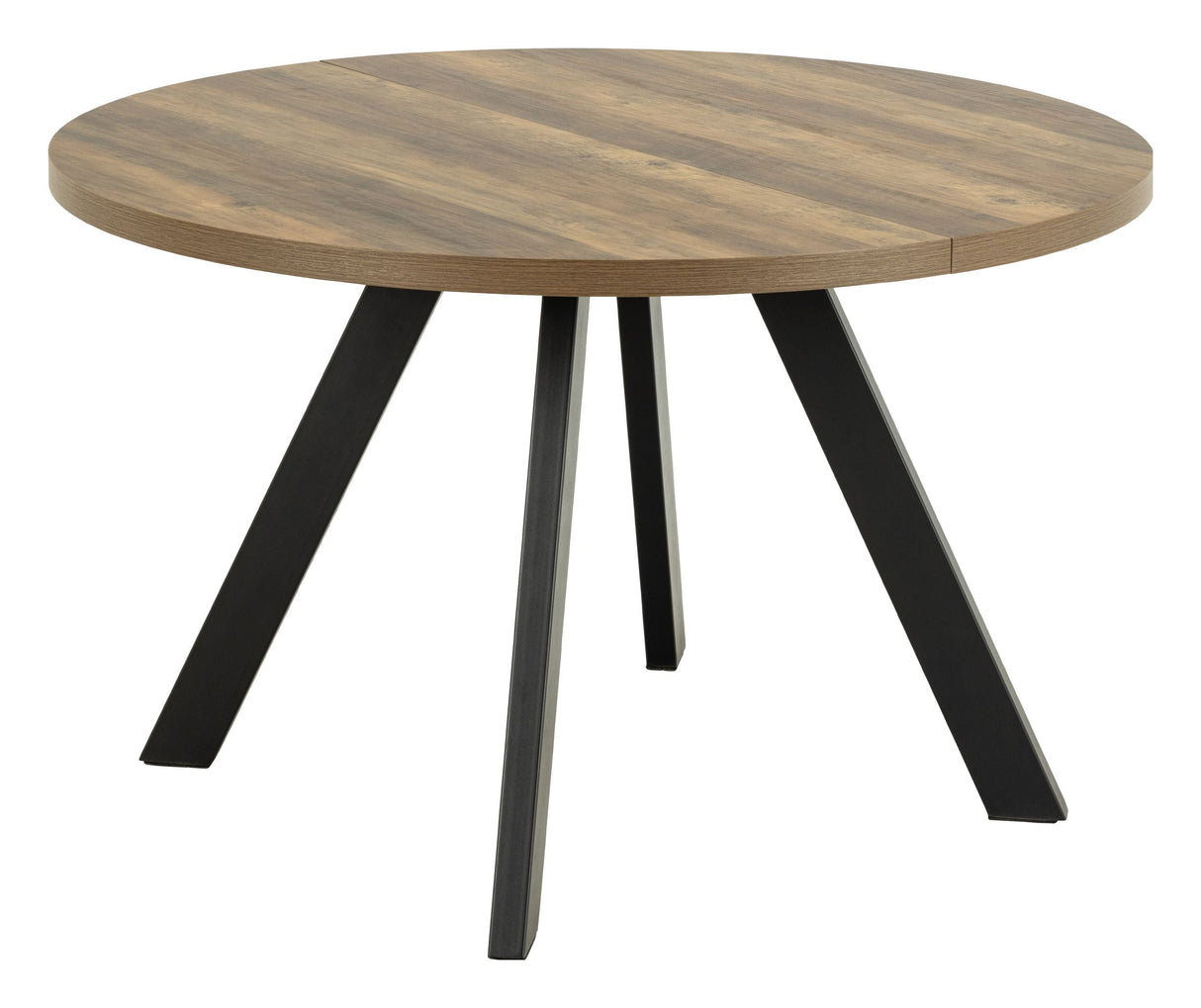 Zalida Dining table, Natural MDF, Ø120/210x75