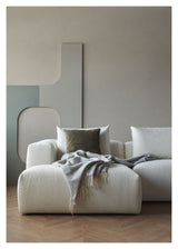 Kornum Sofa with chaise longue left, Offwhite Bouclé