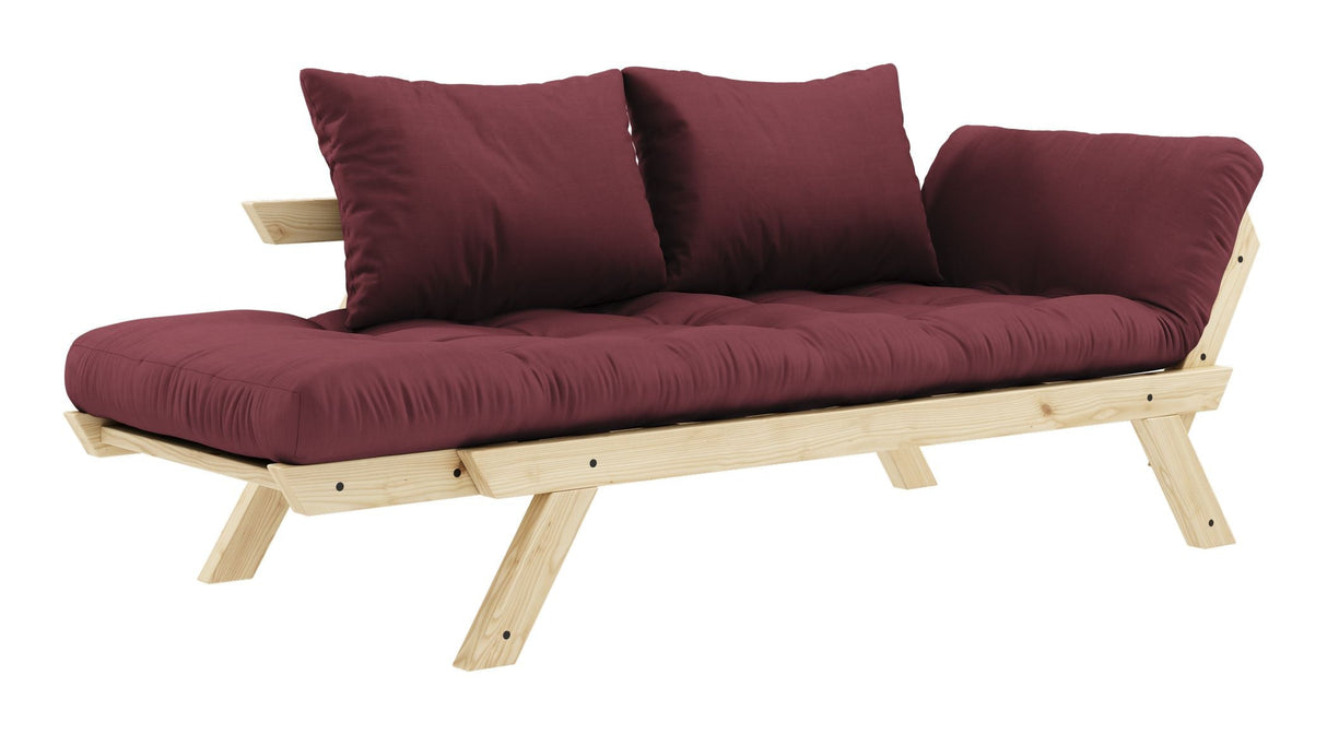 Bebop Sofa bed Bordeaux/Nature