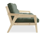 GRAB Sofa bed 130x200, Nature/Olive