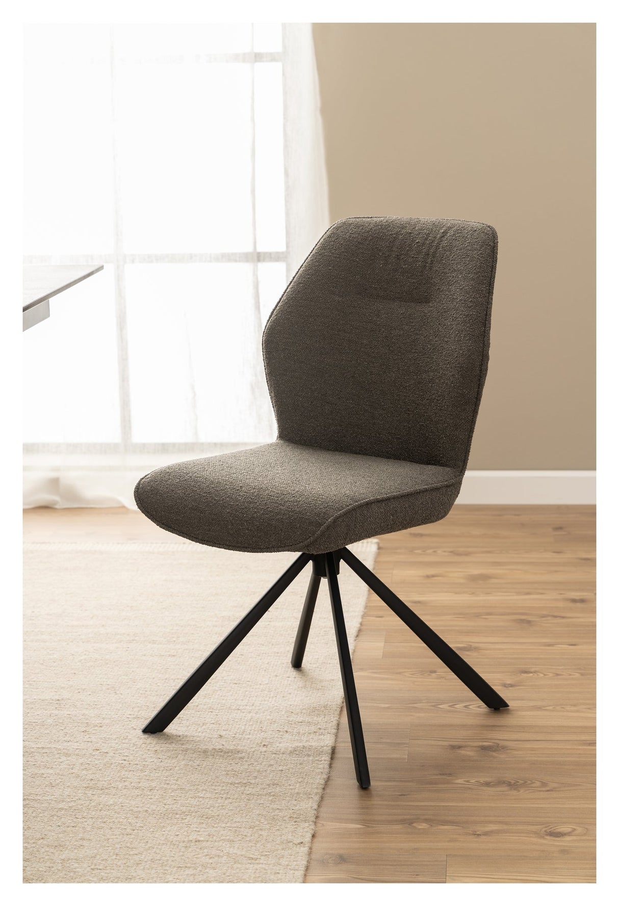 Aura, dining chair - taupe