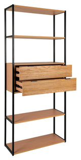 Minato, Rack, Oak/Black