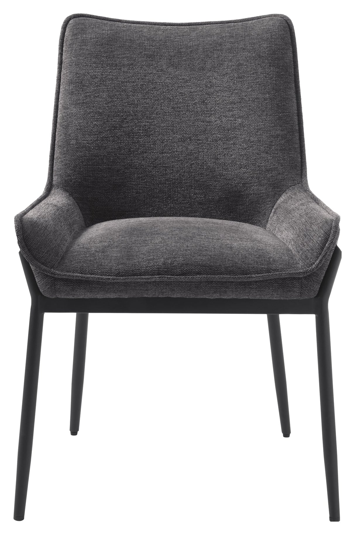 Calgary, dining chair w/armrests – gray