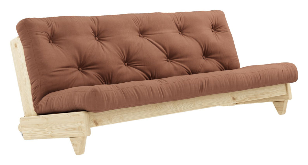 Fresh sofa bed, pine/brown