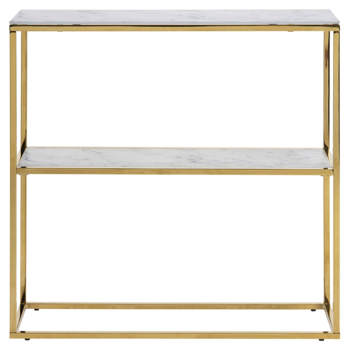 Filippa Console table, Glass with marble print