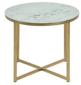 Filippa Side table Ø50, Glass table top