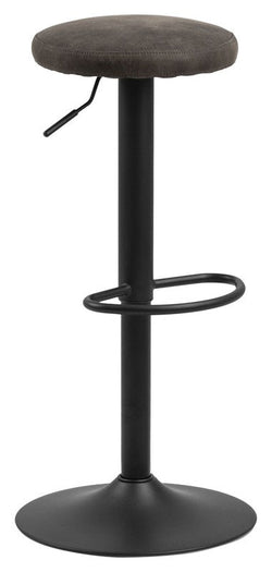 Finch Barstool w. Trumpet foot, Anthracite