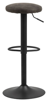 Finch Barstool w. Trumpet foot, Anthracite