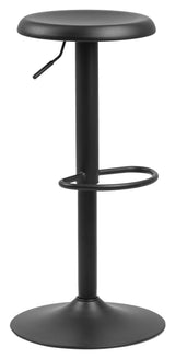 Finch Barstool w. Trumpet foot, Mat Black