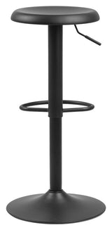 Finch Barstool w. Trumpet foot, Mat Black