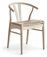 Findahl Frida Dining chair oak/untreated, Natural braid