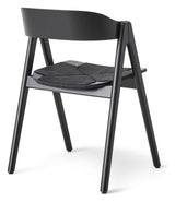 Findahl Mette Dining chair beech, Black braid