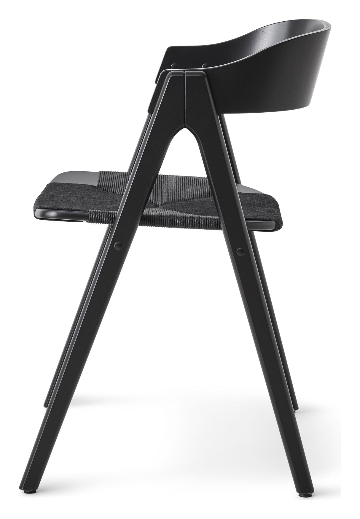 Findahl Mette Dining chair beech, Black braid