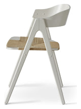 Findahl Mette Dining chair beech/beige, Natural braid