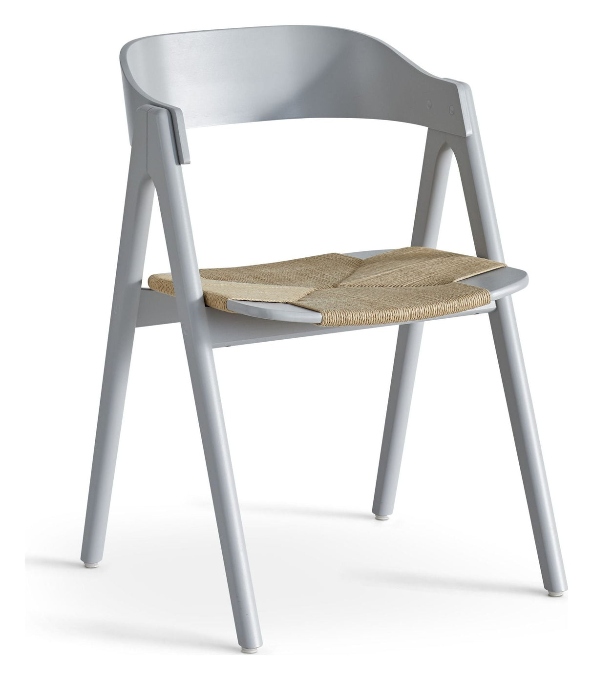 Findahl Mette Dining chair beech/light gray, Natural weave