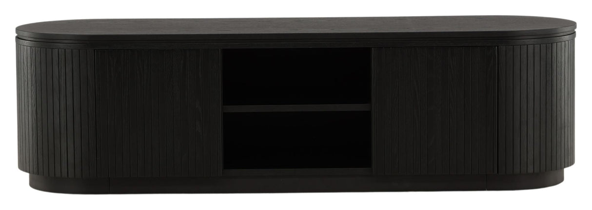 Fjällbacka Sideboard, Black oak, 48x160