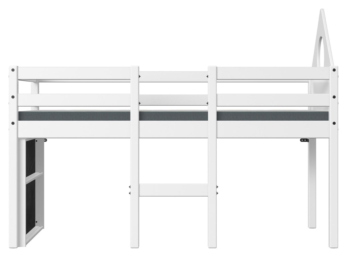 THUKA Alfred Junior bed with gable, White, 70x160