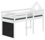 THUKA Alfred Junior bed with gable, White, 70x160