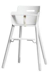 FLEXA Baby High Chair w/roll bar, White