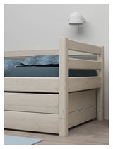 Classic Children's bed with drawers, white, 90x200