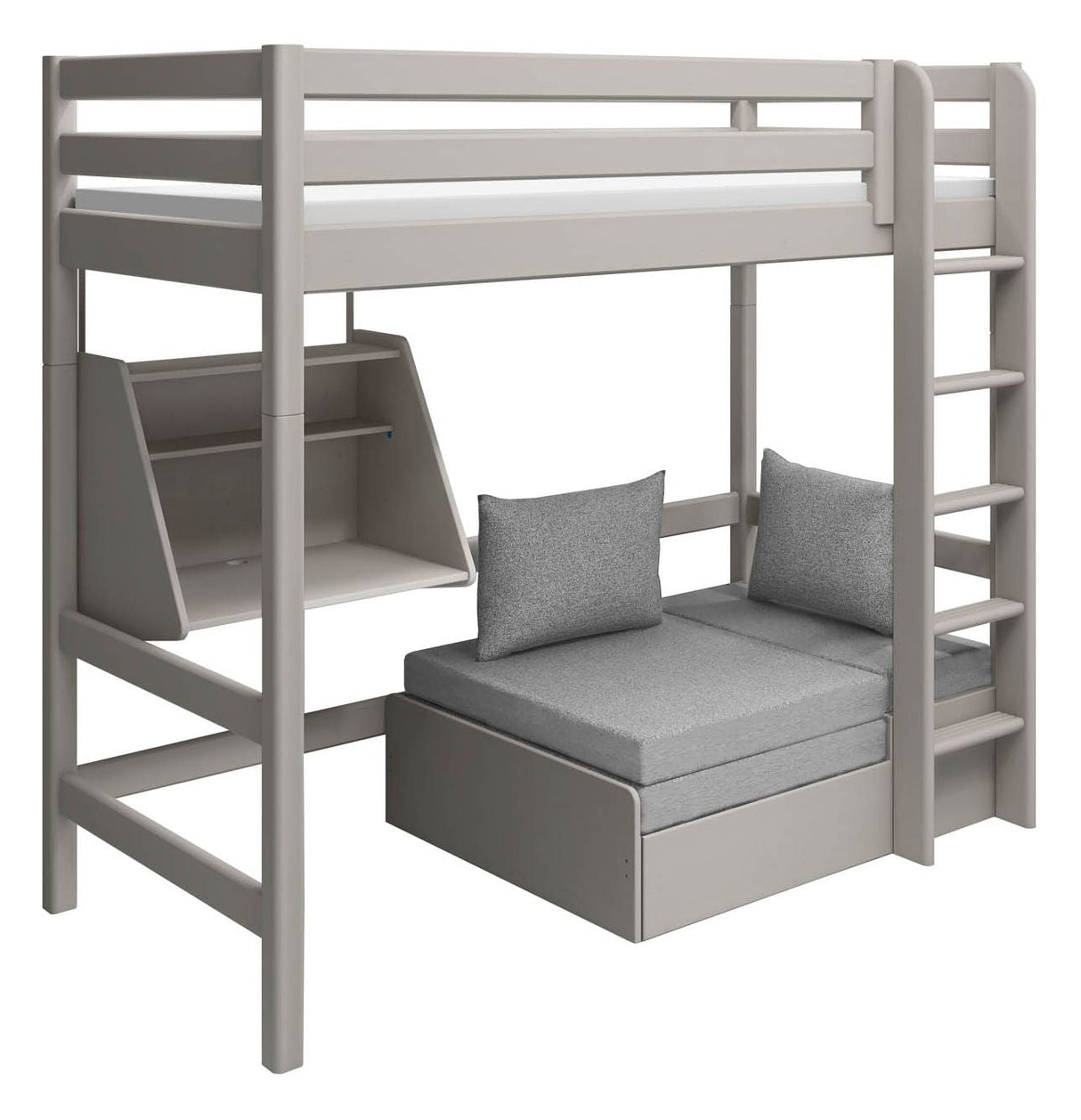 Classic Casa High Bed 90x200, Gray