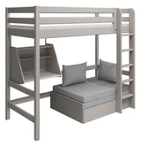 Classic Casa High Bed 90x200, Gray