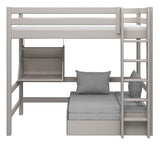 Classic Casa High Bed 90x200, Gray