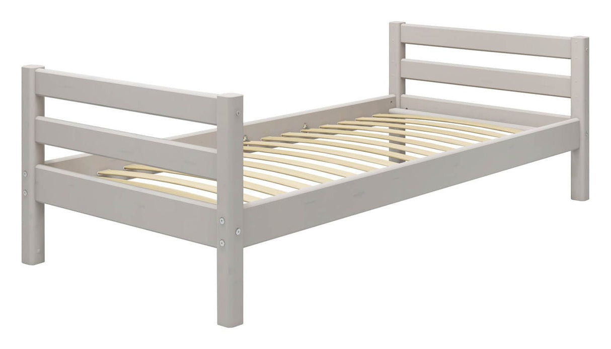 Classic Single Bed 90x200, Gray