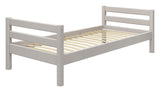 Classic Single Bed 90x200, Gray