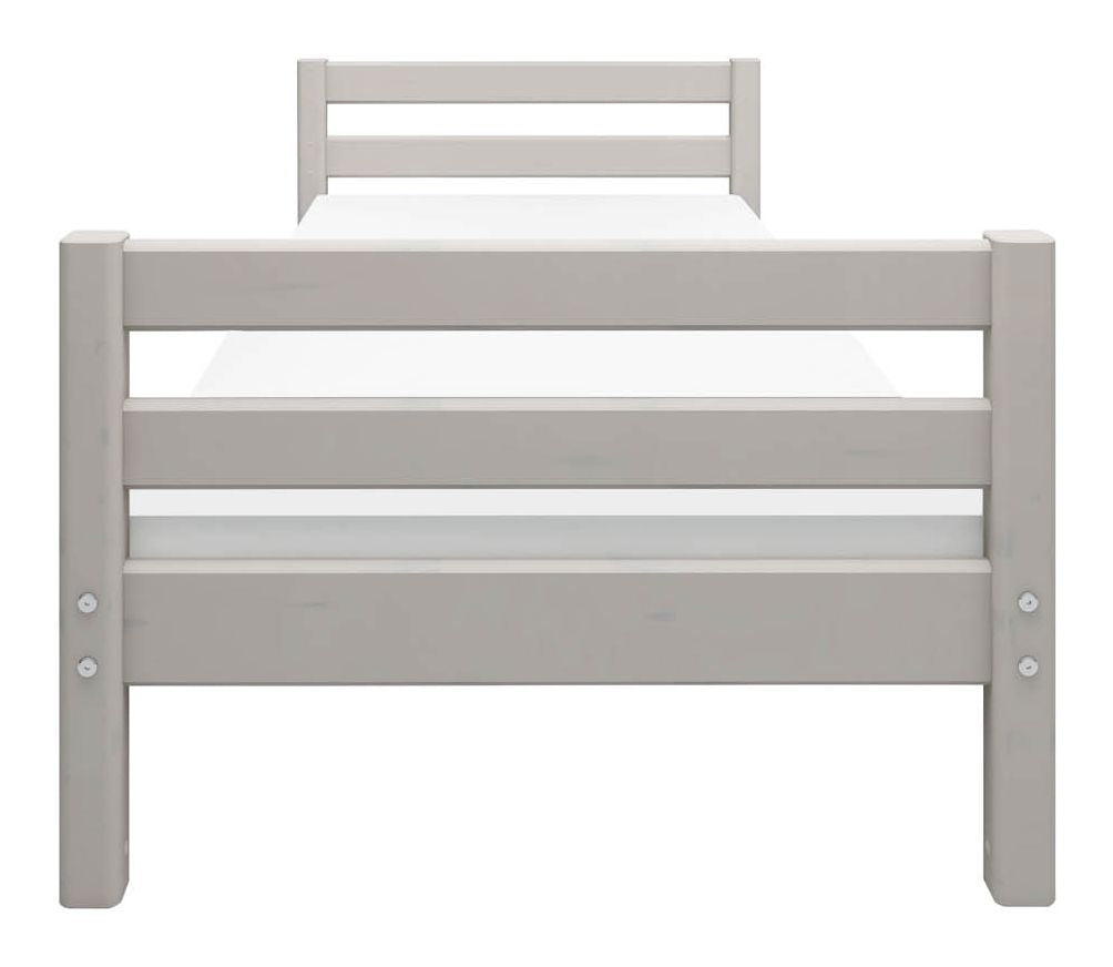 Classic Single Bed 90x200, Gray