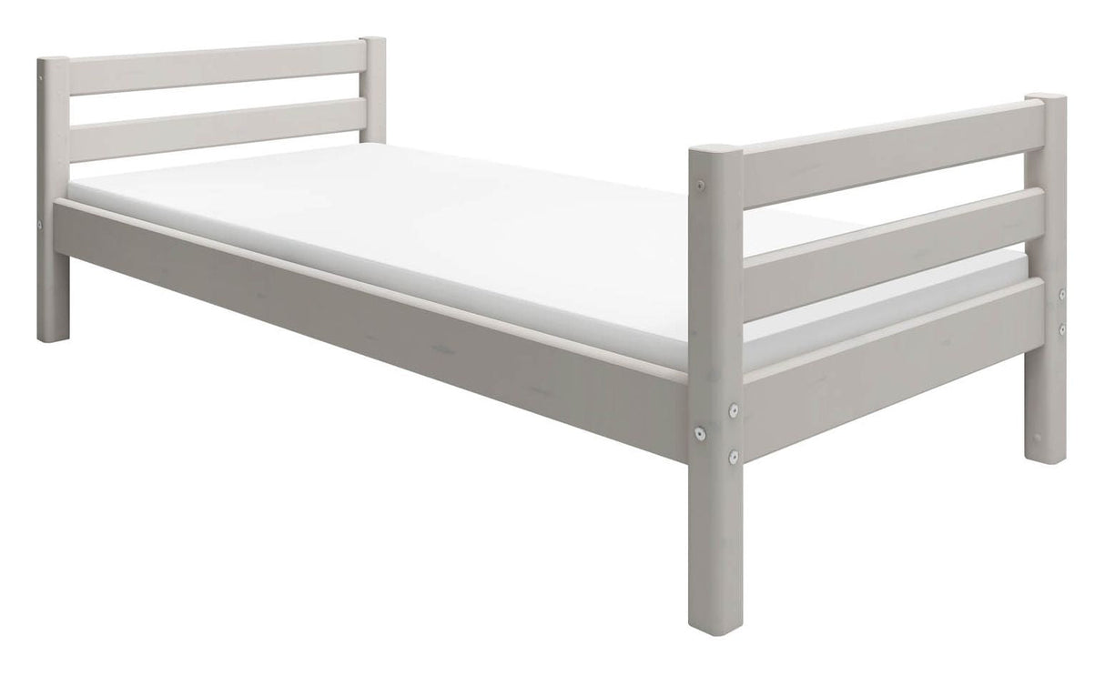 Classic Single Bed 90x200, Gray