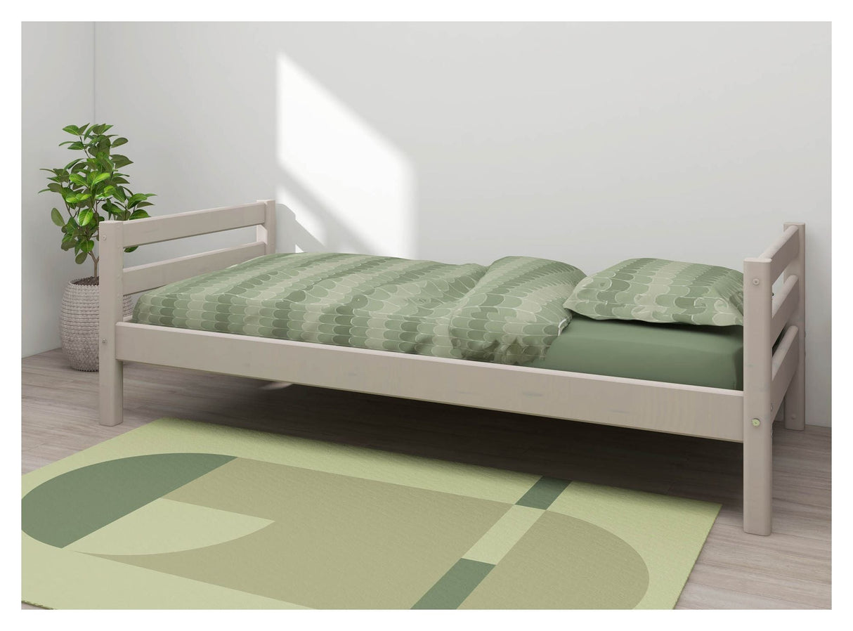 Classic Single Bed 90x200, Gray