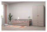 Classic Single Bed with Guest Bed 90x200, Gray