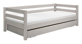 Classic Single Bed with Guest Bed 90x200, Gray