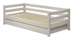 Classic Single Bed with Guest Bed 90x200, White pigmented