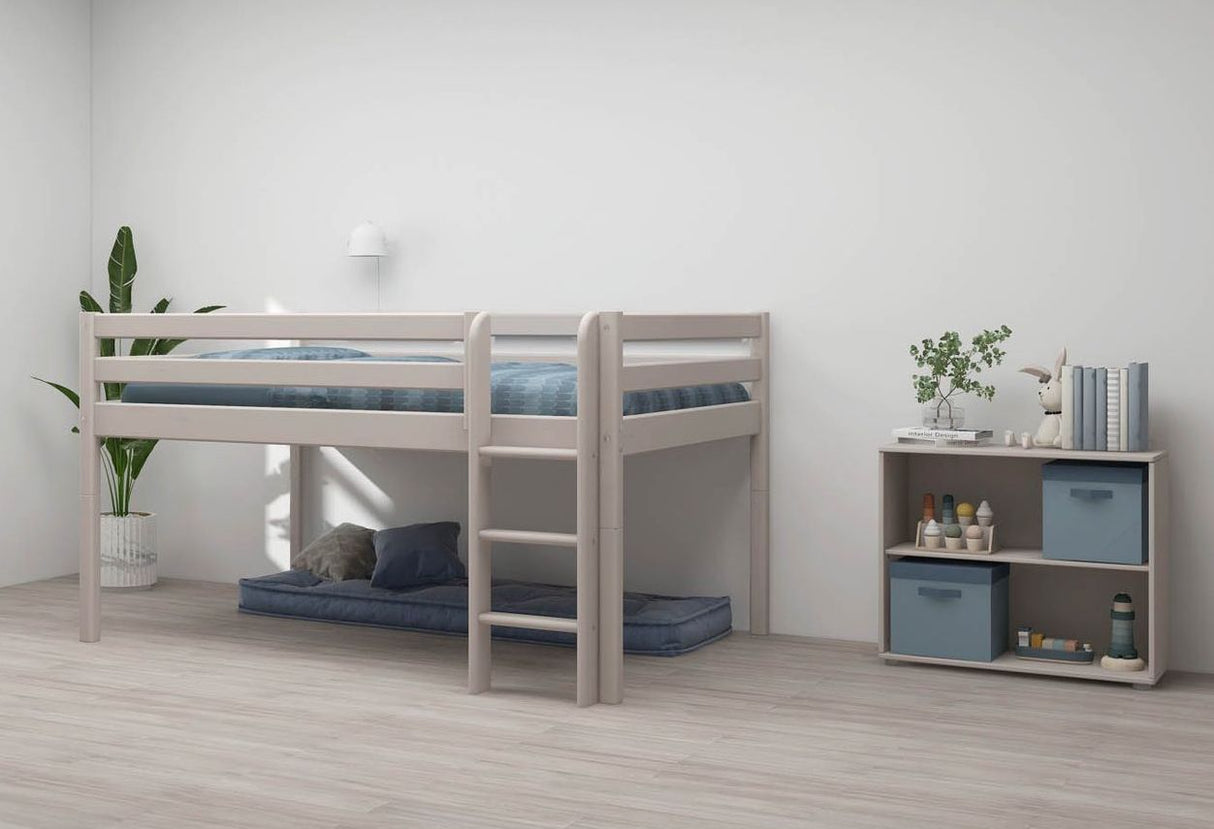 Classic Half High Bed 140x200, Gray