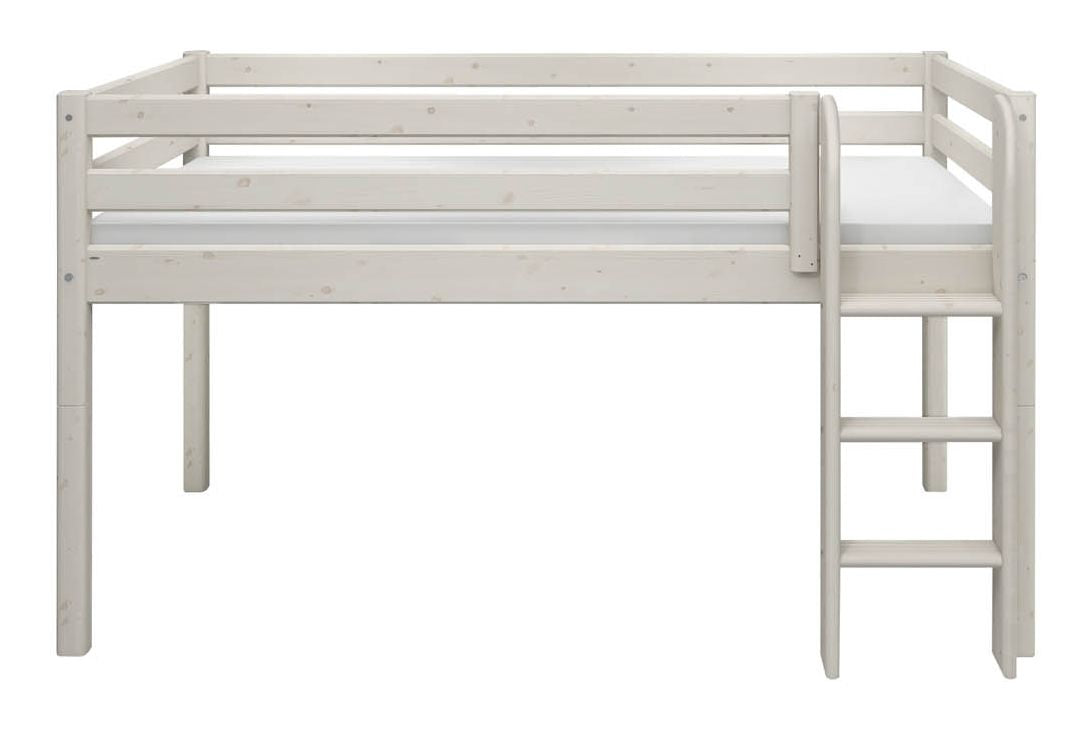 Classic Half High Bed 90x200, White